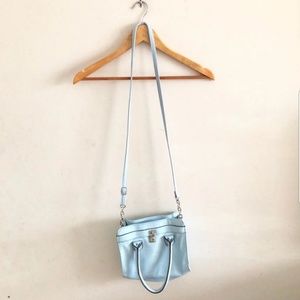 Vintage Baby Blue Crossbody Purse